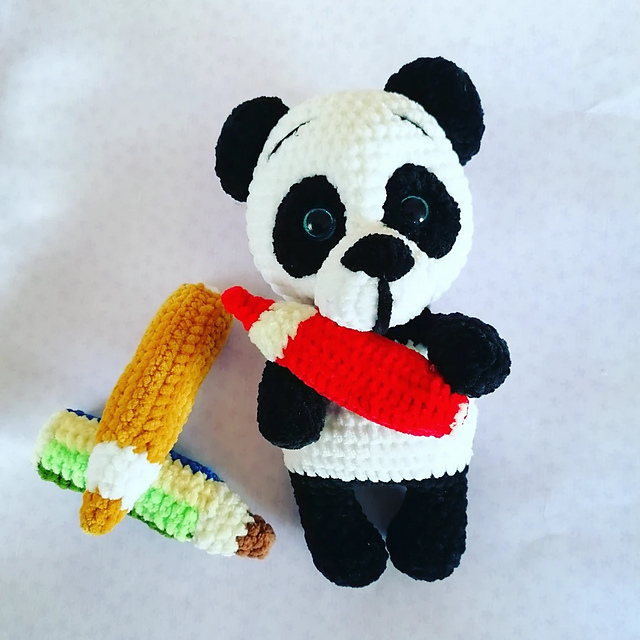 Panda toy school