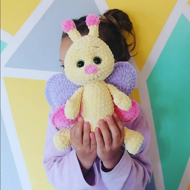 Crochet butterfly