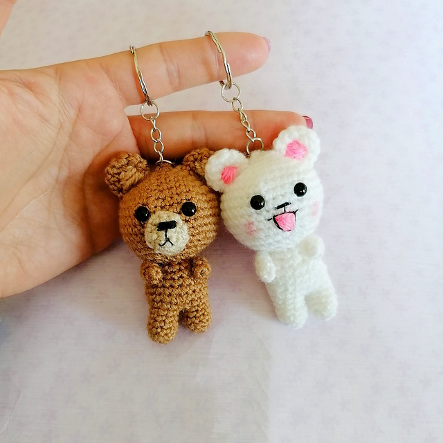 crochet mini bear