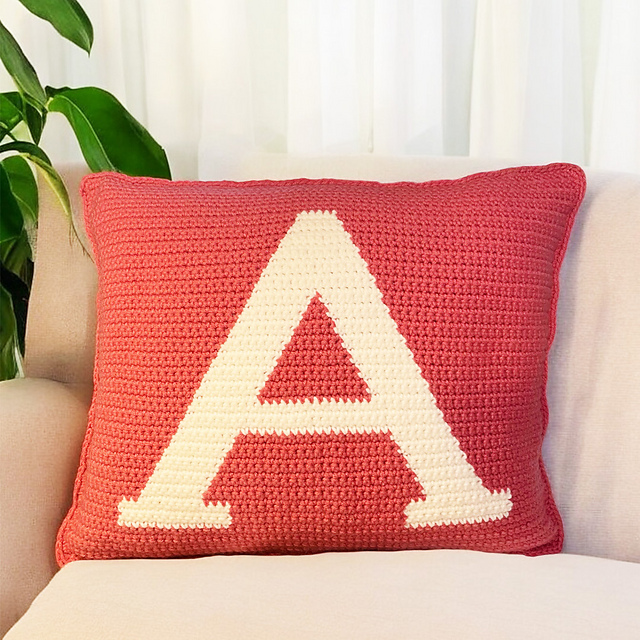 Letter A Pillow