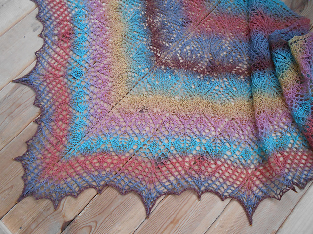 Heather Honey Shawl