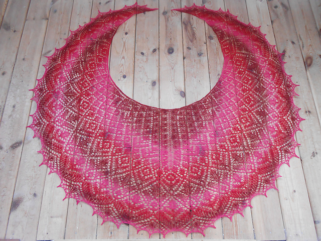 Flight of the Phoenix Shawl