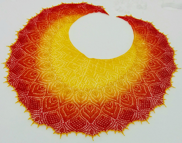 Breath of Dragon Shawl