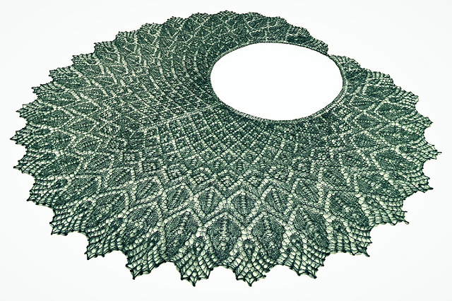 Winter Forest Dreams Shawl