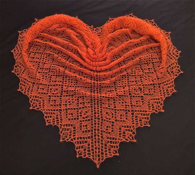 Ashberry Sunset Shawl