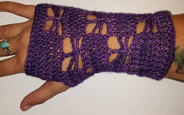 Butterfly Fingerless Gloves