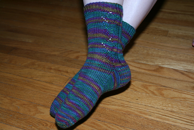Eye of the Peacock Sock