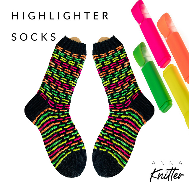 Highlighter socks