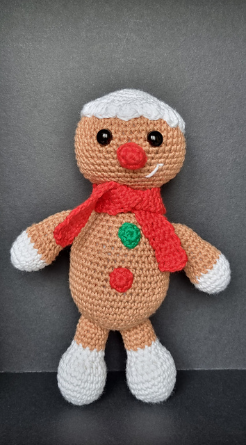 Pepparkaksgubbe virkad