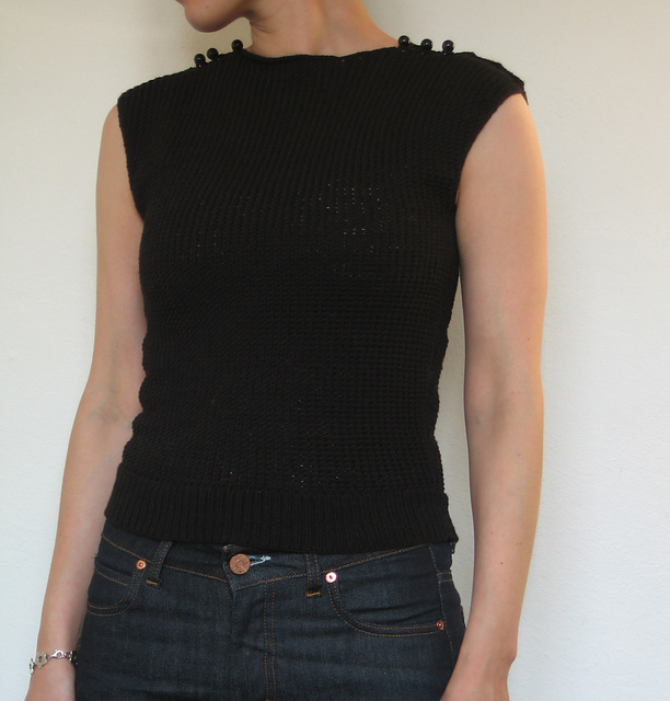 Woman's Jumper With Tie Waist