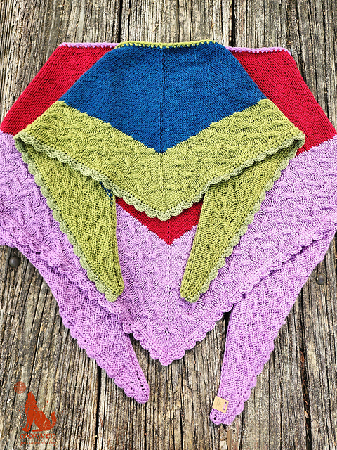 New Grass shawl