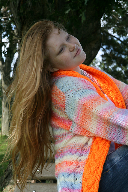 Summer Hoodie in Oranges