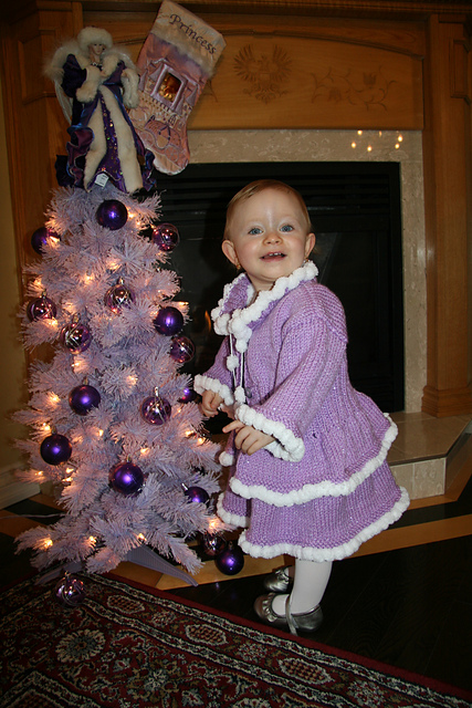 Baby Girl - Santa Claus is Purple This Year