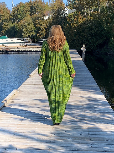 Wrapped in Green Long Coat | Cardigan
