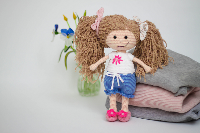 Jennifer doll with "May" outfit