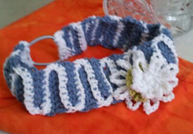 Headband Draped Ribbon Look