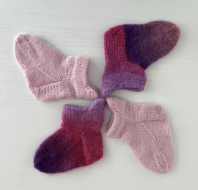 Shortie Heel Tab Baby Socks