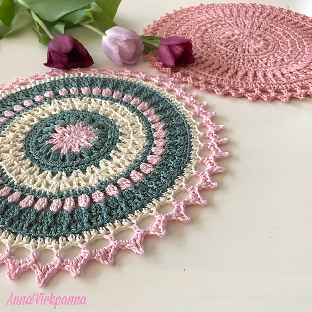 Winter Rose Mandala