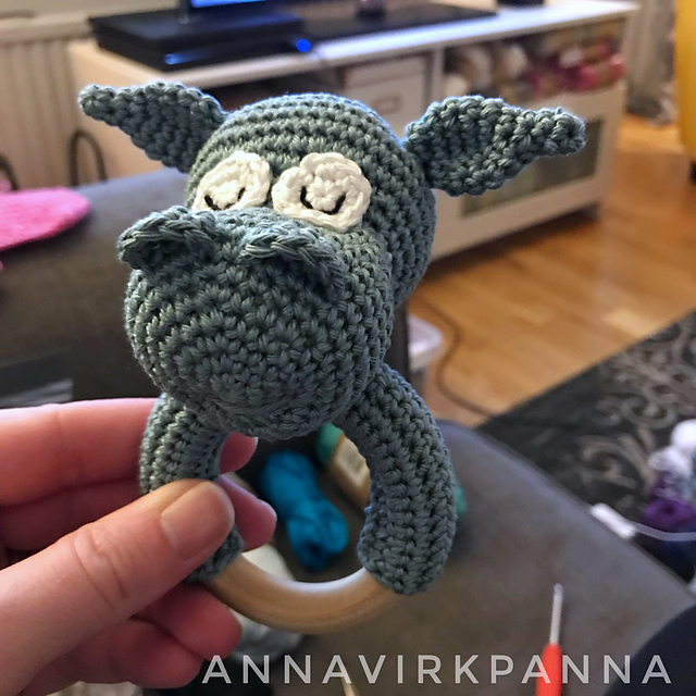 Dragon Teething Rattle