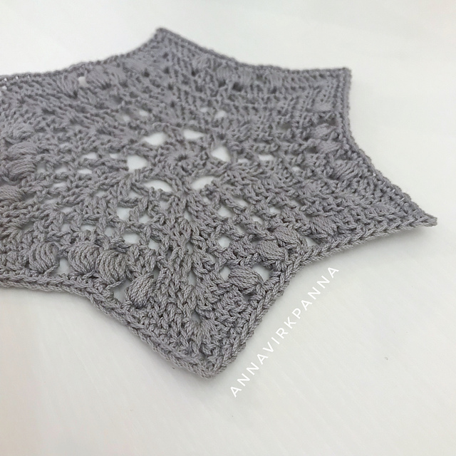Puff Star doily