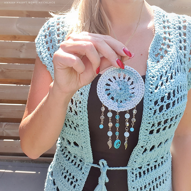 Crochet Boho Necklace Boho Necklace