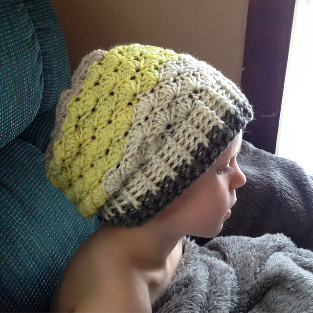 Simple Shells Slouchy Beanie