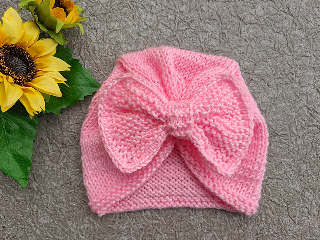 Turban Hat with Bow