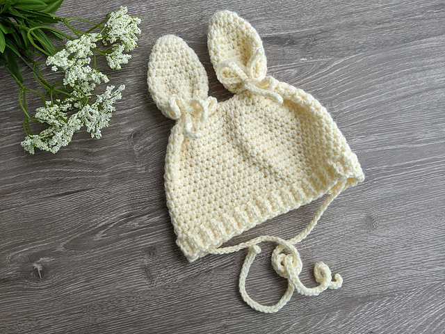 Bunny Ears Baby Hat