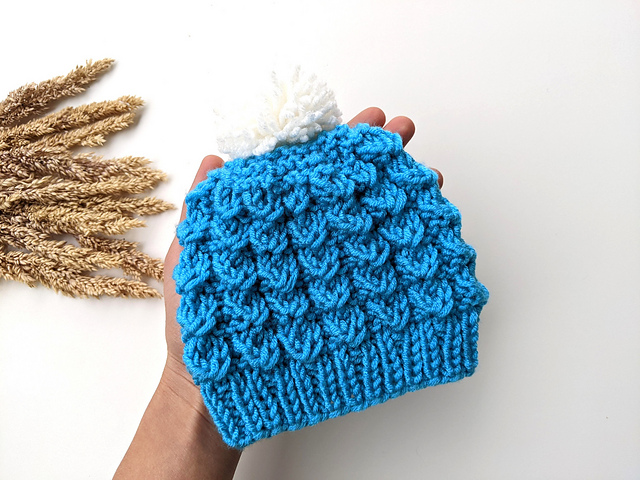 Newborn Baby Flat Beanie