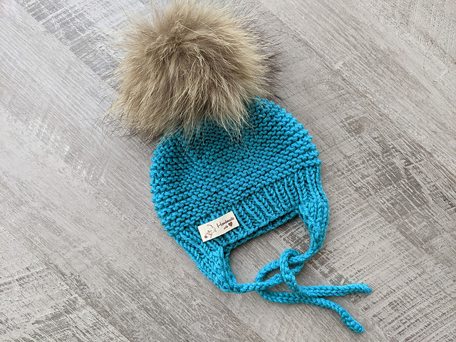 Newborn Baby Cap with Earflaps