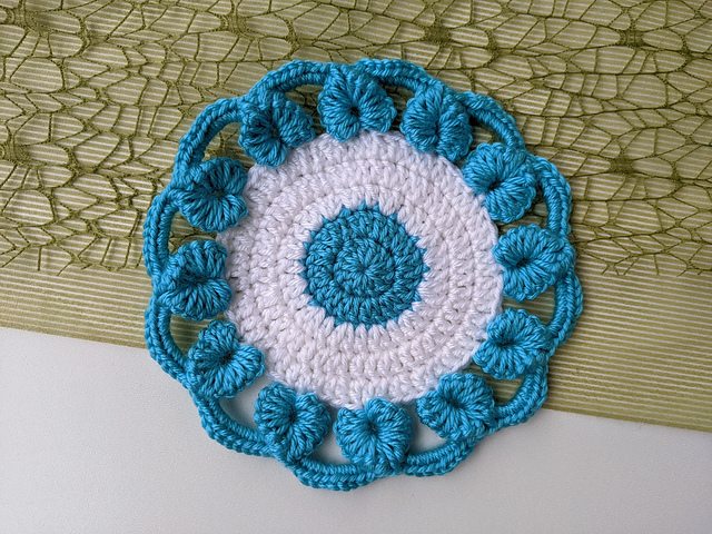 Coaster with Hearts