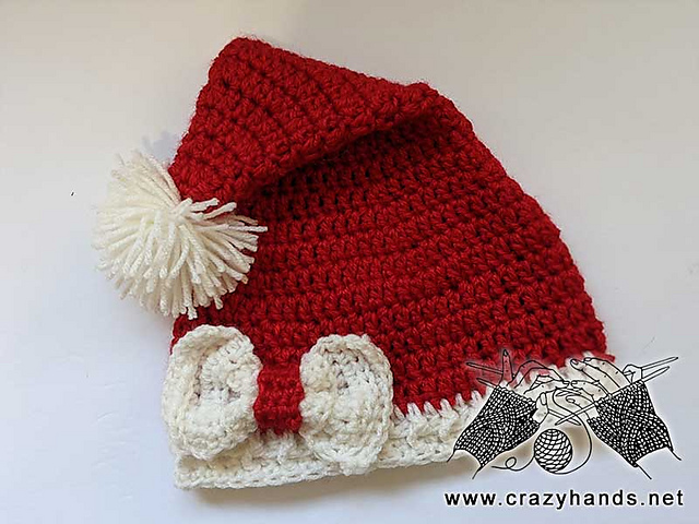 Toddler Santa Hat