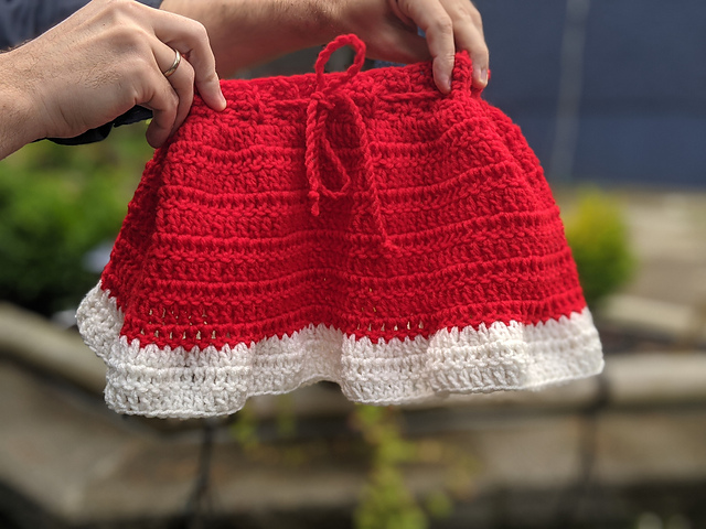 Toddle Santa Skirt
