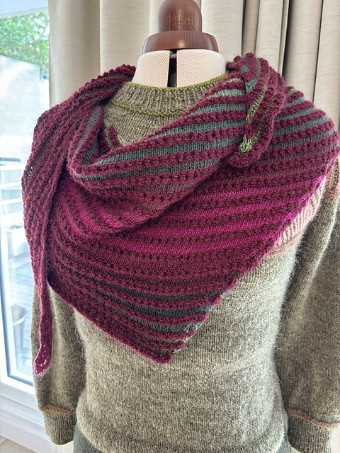 Crest and Valley Shawl