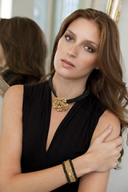 Lieber Rosette Necklace & Bracelet