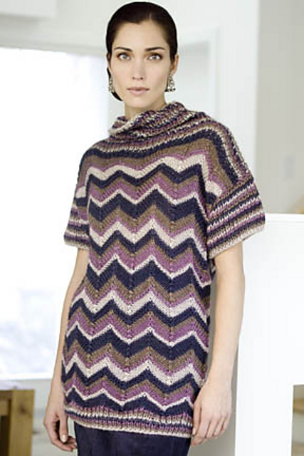 Suze Chevron Tunic