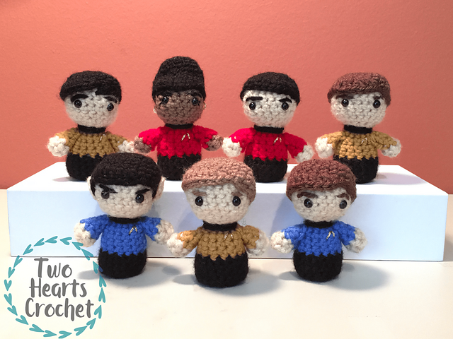 Star Trek: The Original Series mini amigurumis