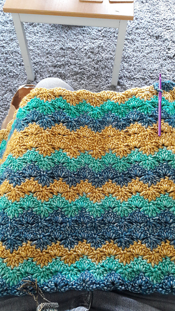 Turning Stitches Baby Blanket