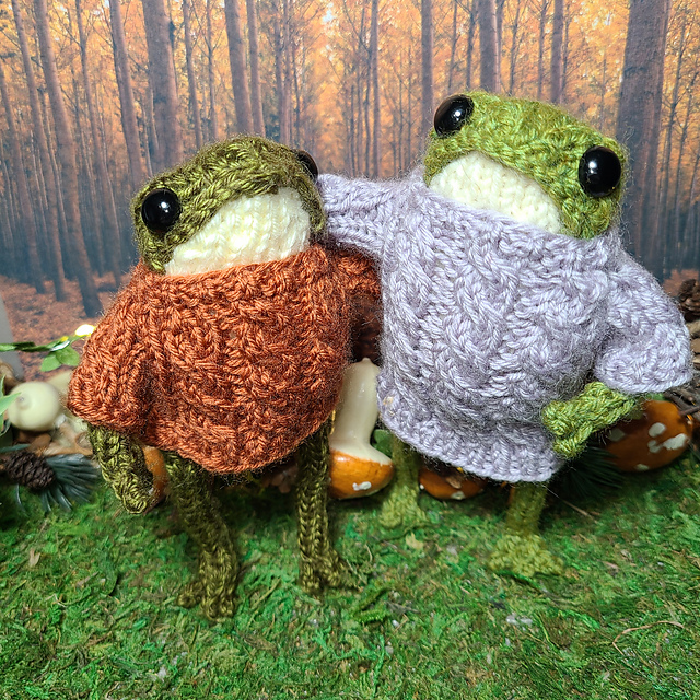 Froggy's Autumn Twists Pullover