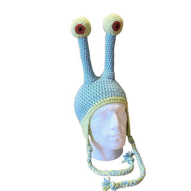 Googly Eyed Alien Earflap Hat