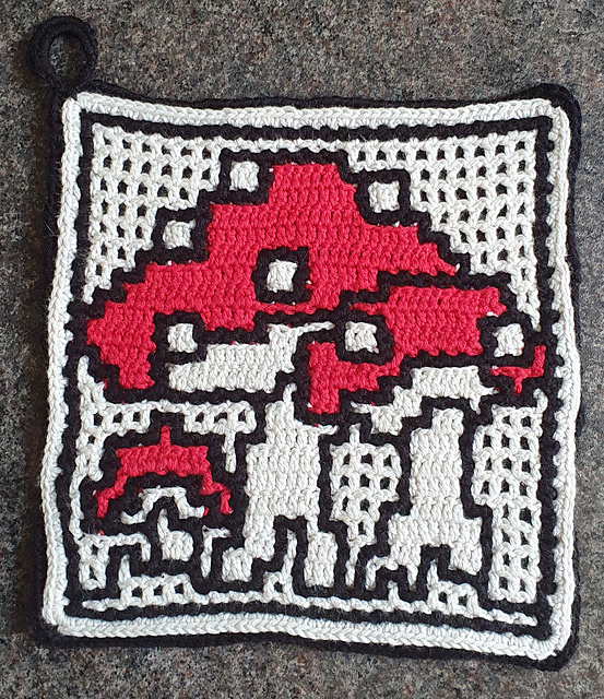 Toadstool Potholder