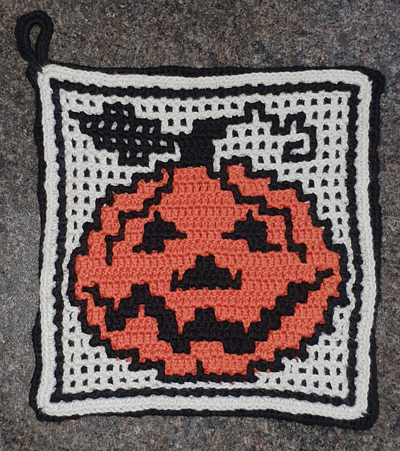 Pumpkin Potholder