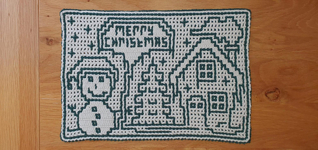 Snowman Landscape Placemat