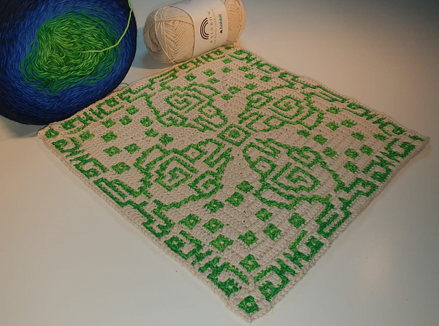 Inca 5 Fish Mosaic Square
