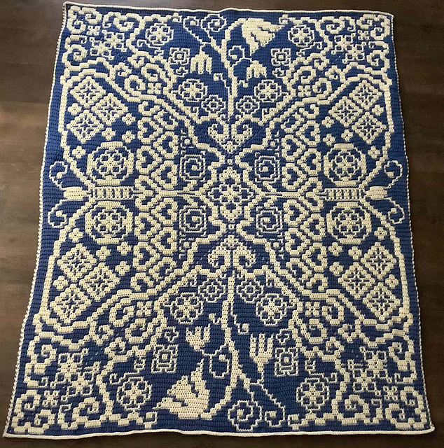 Butterflies lap throw