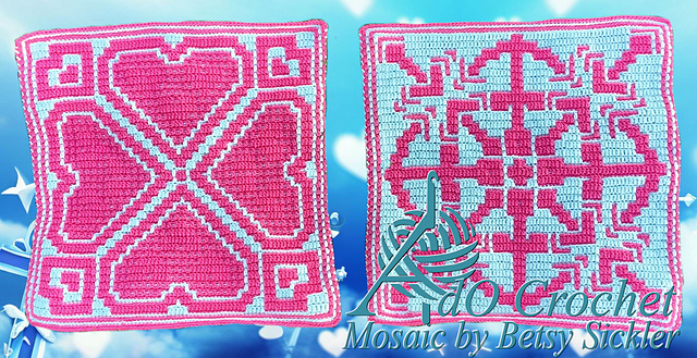 Hope Faith Love afghan squares