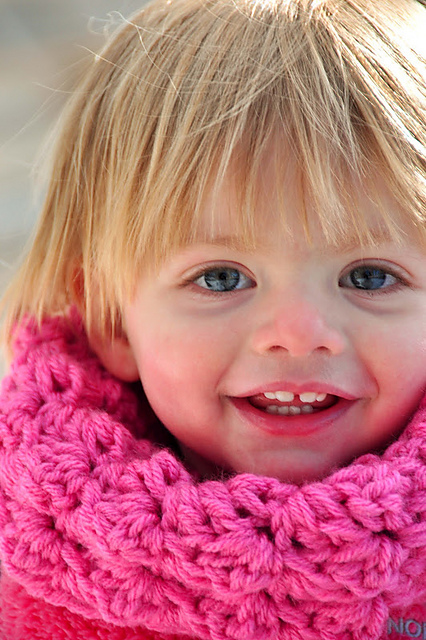 Child's Sedge Stitch Cowl