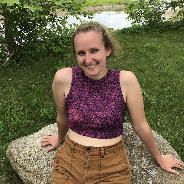 Peaches and Plums Crop Top
