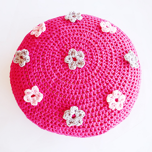 Flower Pouf