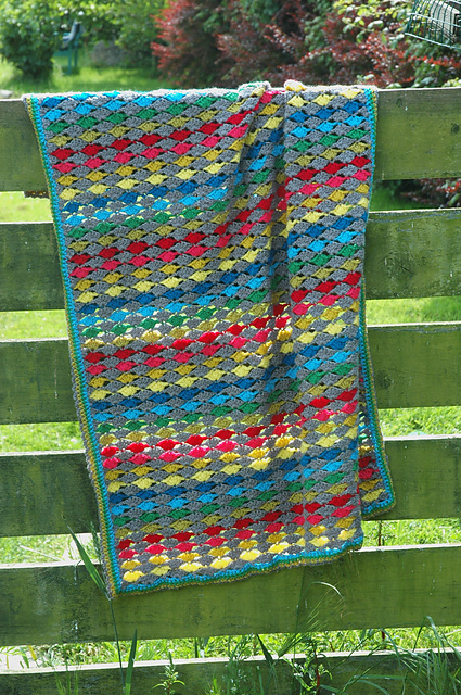 Modern Rainbow Blanket